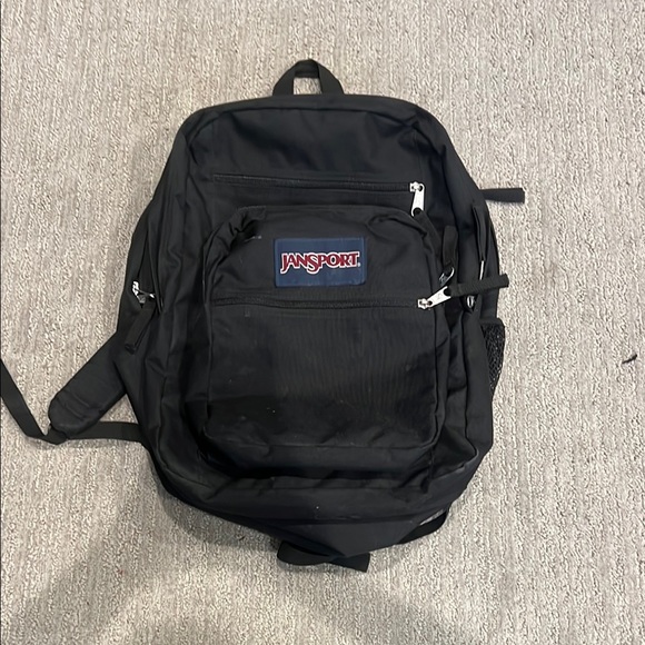 JanSport Black Backpack for Men